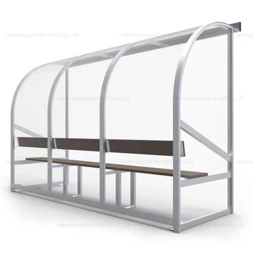 Banc de touche 6 places pour aménagement des stades